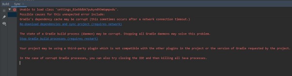 Gradle Sync 에러